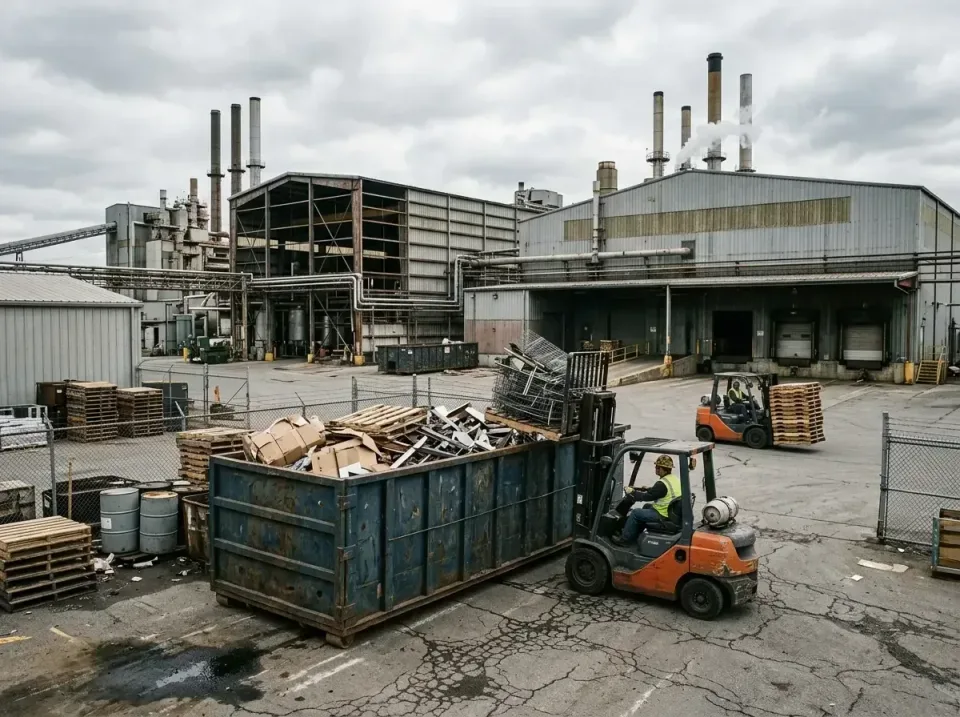 industrial-factory-scrap-conta-003 — frequently asked questions, Cheap Roll-off Dumpster Rentals in Dublin, PA